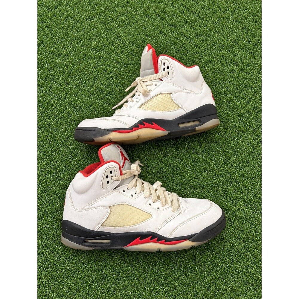 Size 6y - Nike Air Jordan Retro 5 GS Fire Red 2020 GS Basketball Shoes Sneakers